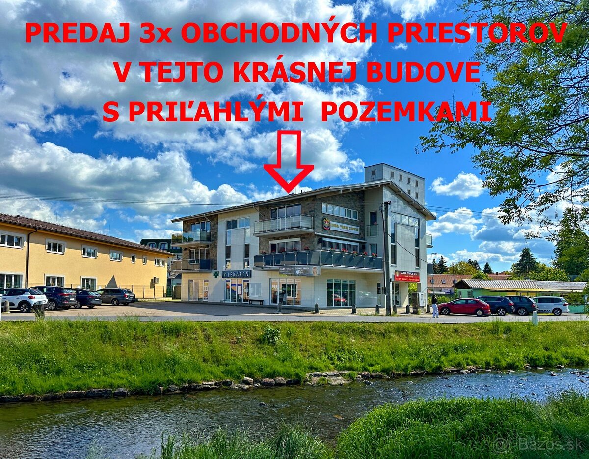 Obchodné priestory v centre mesta Žarnovica (ul. Dolná)