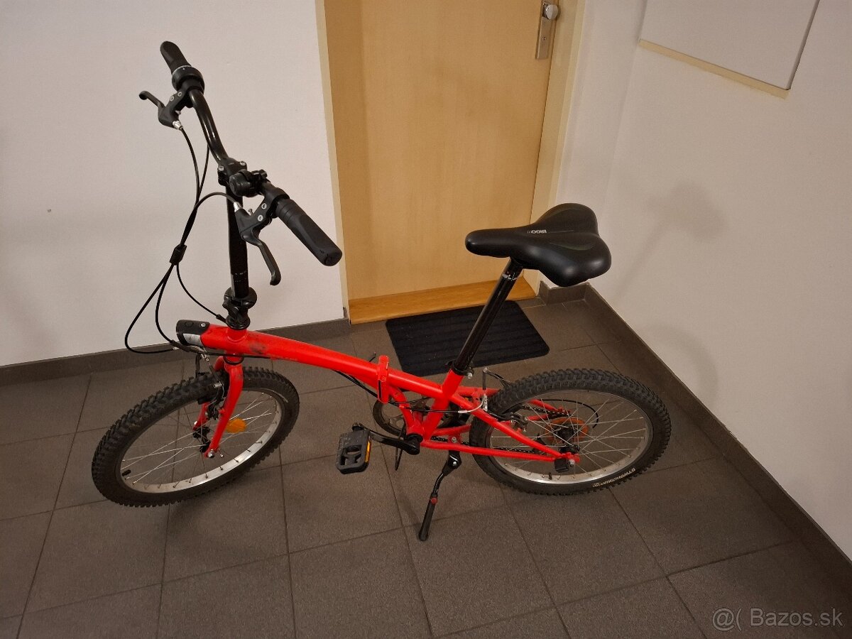 Skladací bicykel Oxylane Decathlon