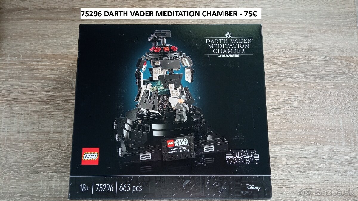 Predám nové Lego Star Wars 75296 - Darth Vader Chamber