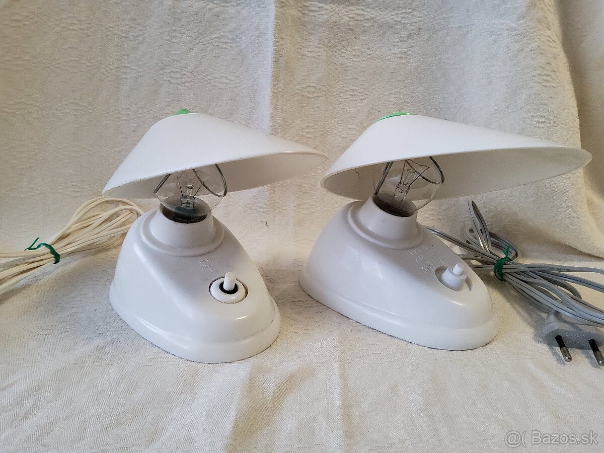 retro nočné lampy TYP 11641 fumkčné 2 kusy