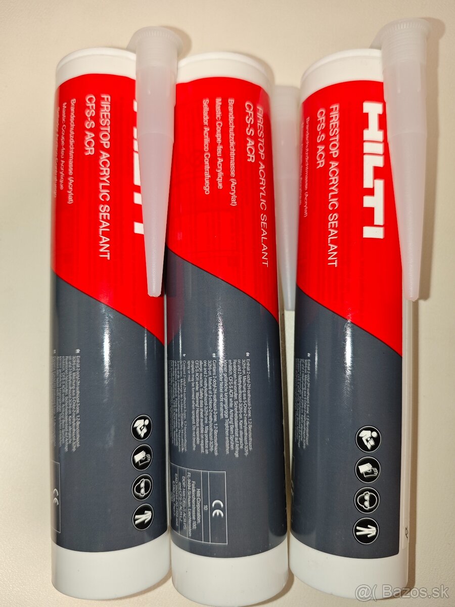 Predám protipožiarny akrylátový tmel HILTI CFS-S ACR