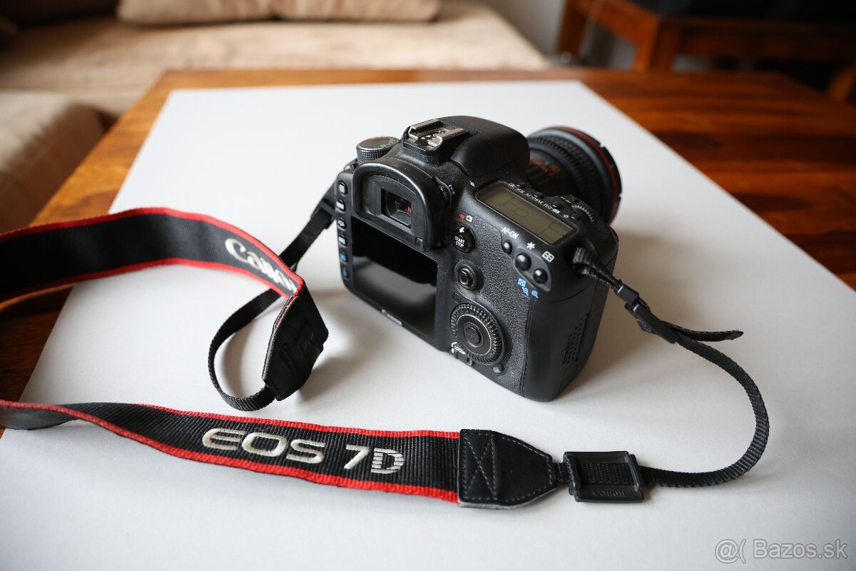 Canon 7d - bez objektívu