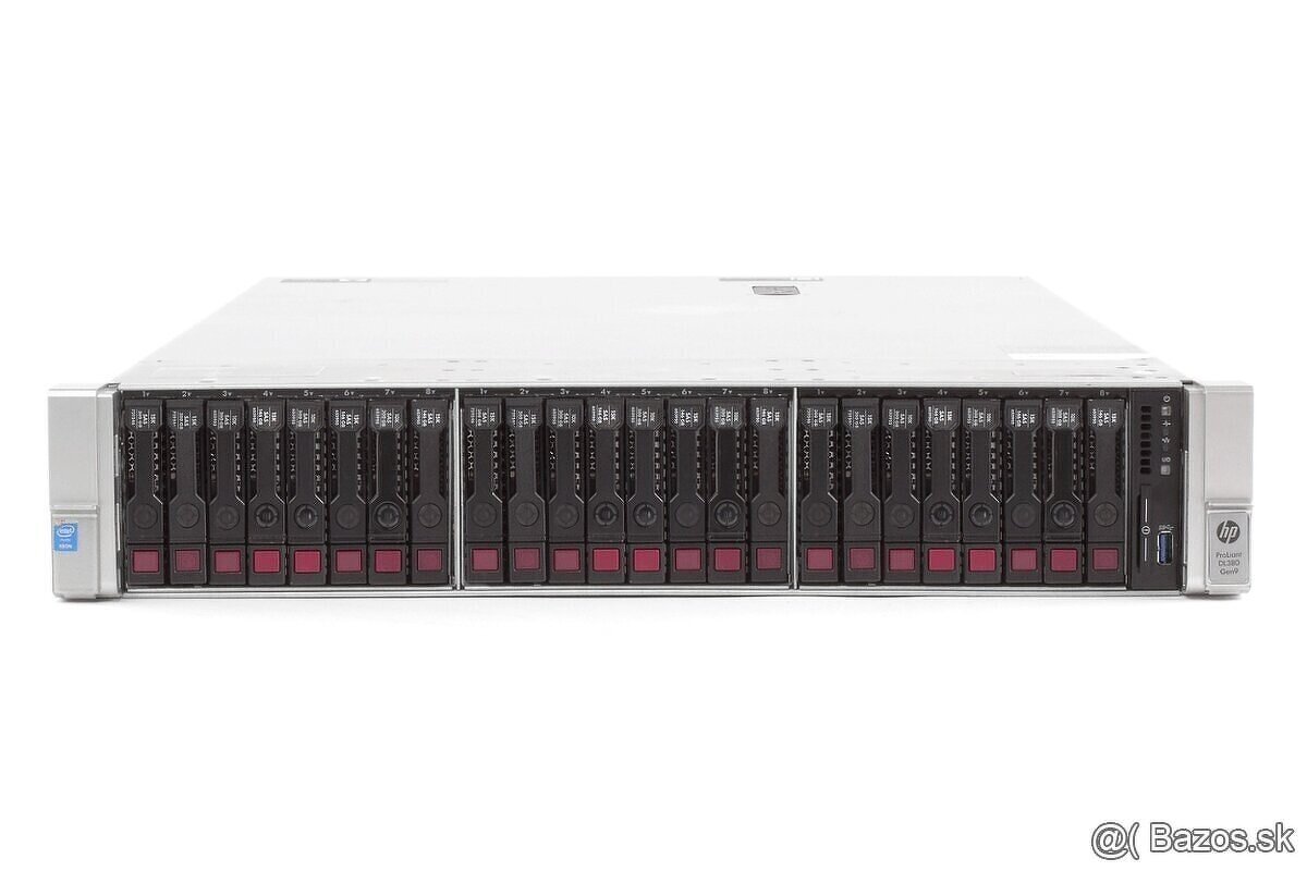 HP DL380 G9 - 2x Xeon E5-2680v4 , 256GBRAM DDR4, 24x900GBHDD