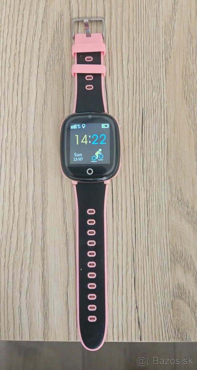 Detské GPS hodinky na SIM kartu Hw11 ružové