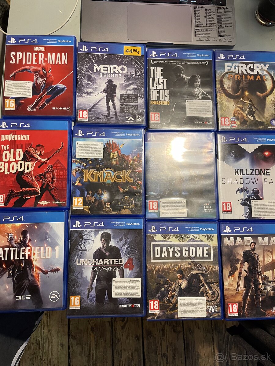 Predám PlayStation 4 Pro (PS4 Pro) 1TB + 12 HIER + 2 OVlÁDAČ