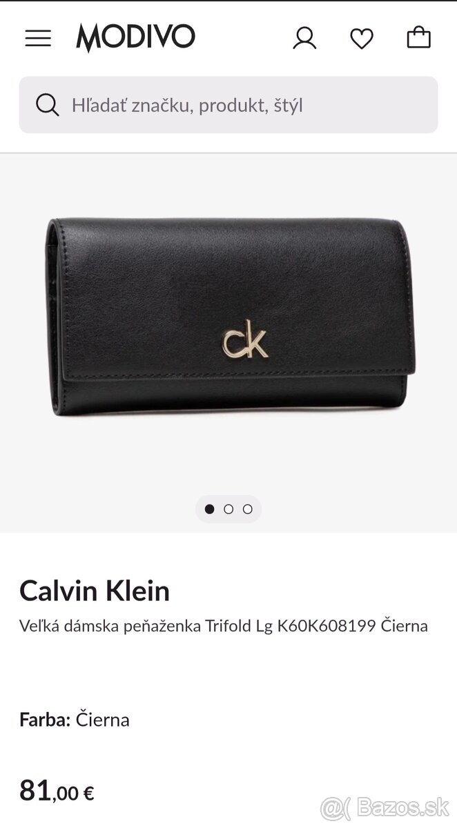 Dámska peňaženka Calvin Klein