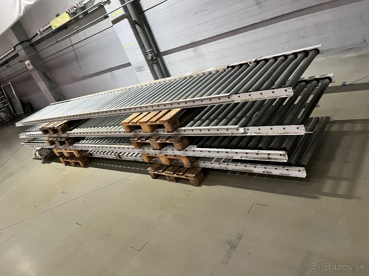 Predám poháňaný valčekovy dopravník- dráhu