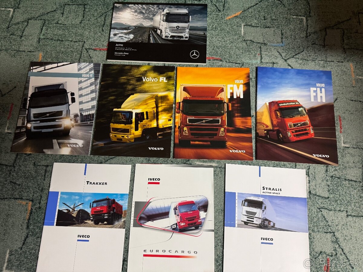 Prospekty kamióny a nakladiaky mix