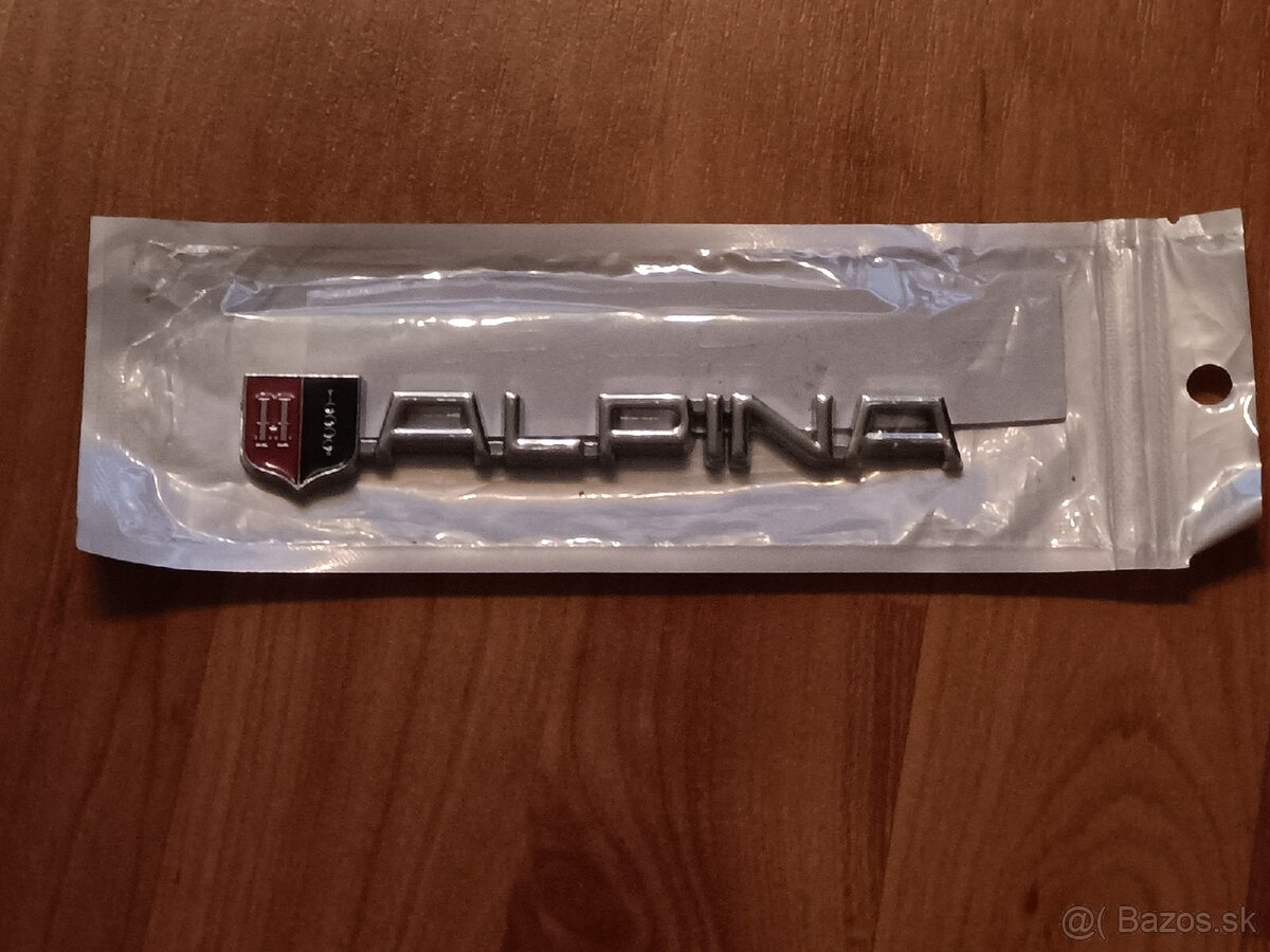 BMW ALPINA emblem, loga, nálepky