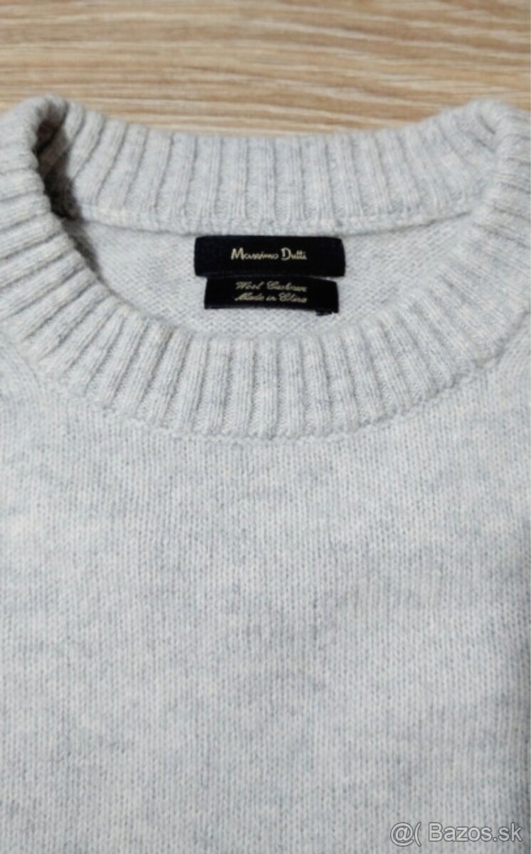 Pánsky sveter Massimo Dutti Wool Cashmere