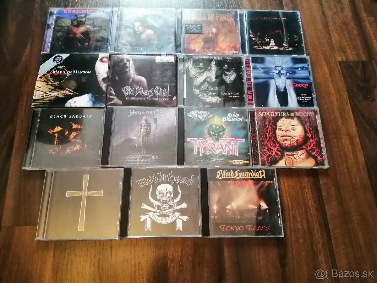 METAL,ROCK CD NA PREDAJ,,