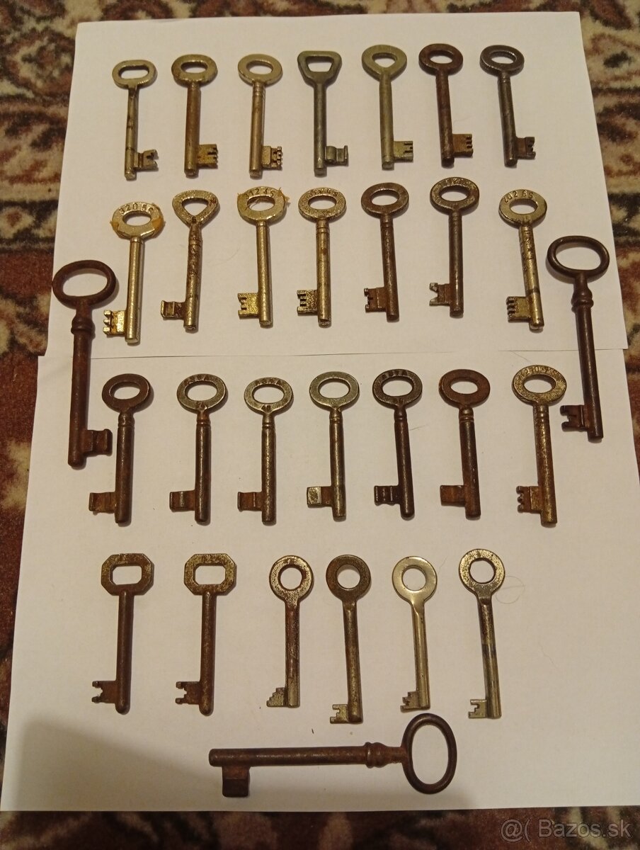 Predam staré kľúče