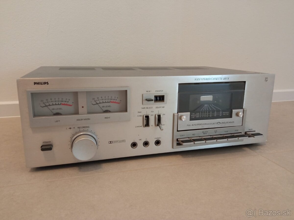 DECK PHILIPS N5151 K OPRAVĚ - VU METRY