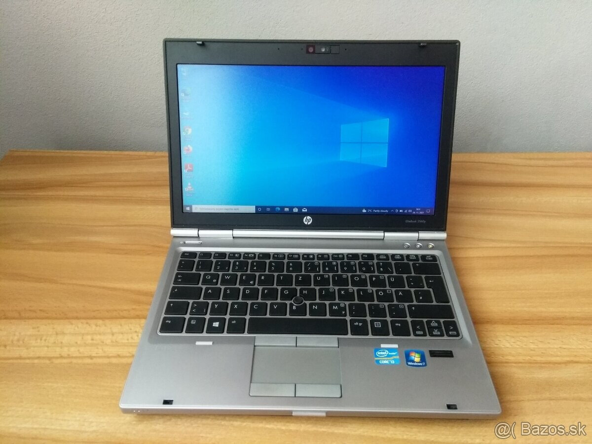 Notebook HP EliteBook 2560p 8GB RAM Intel i5-2450M