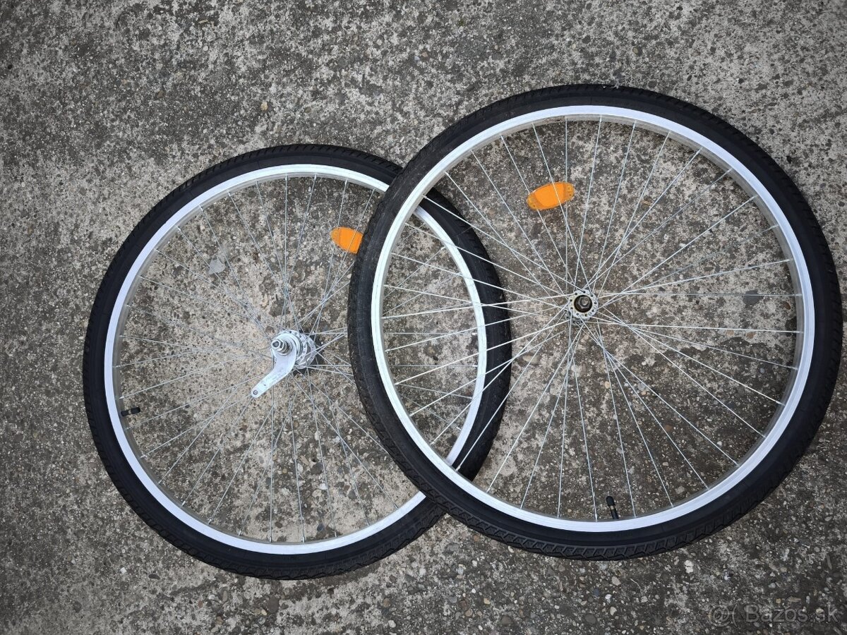 Predám set kolies 28x1.75 Velosteel + MITAS