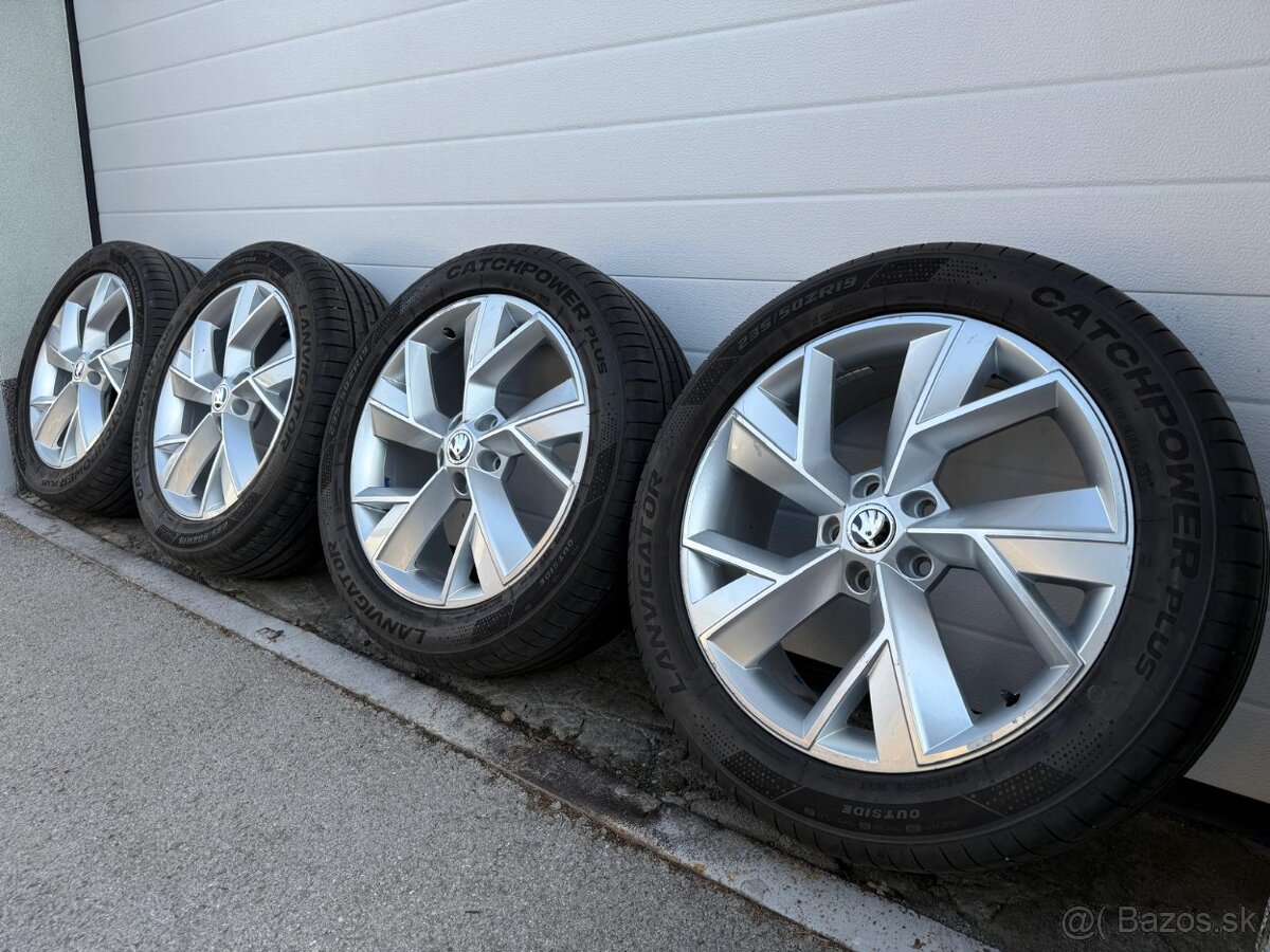 ORIGINAL ŠKODA KODIAQ DISKY 5x112 R19 235/50 R19 LETO