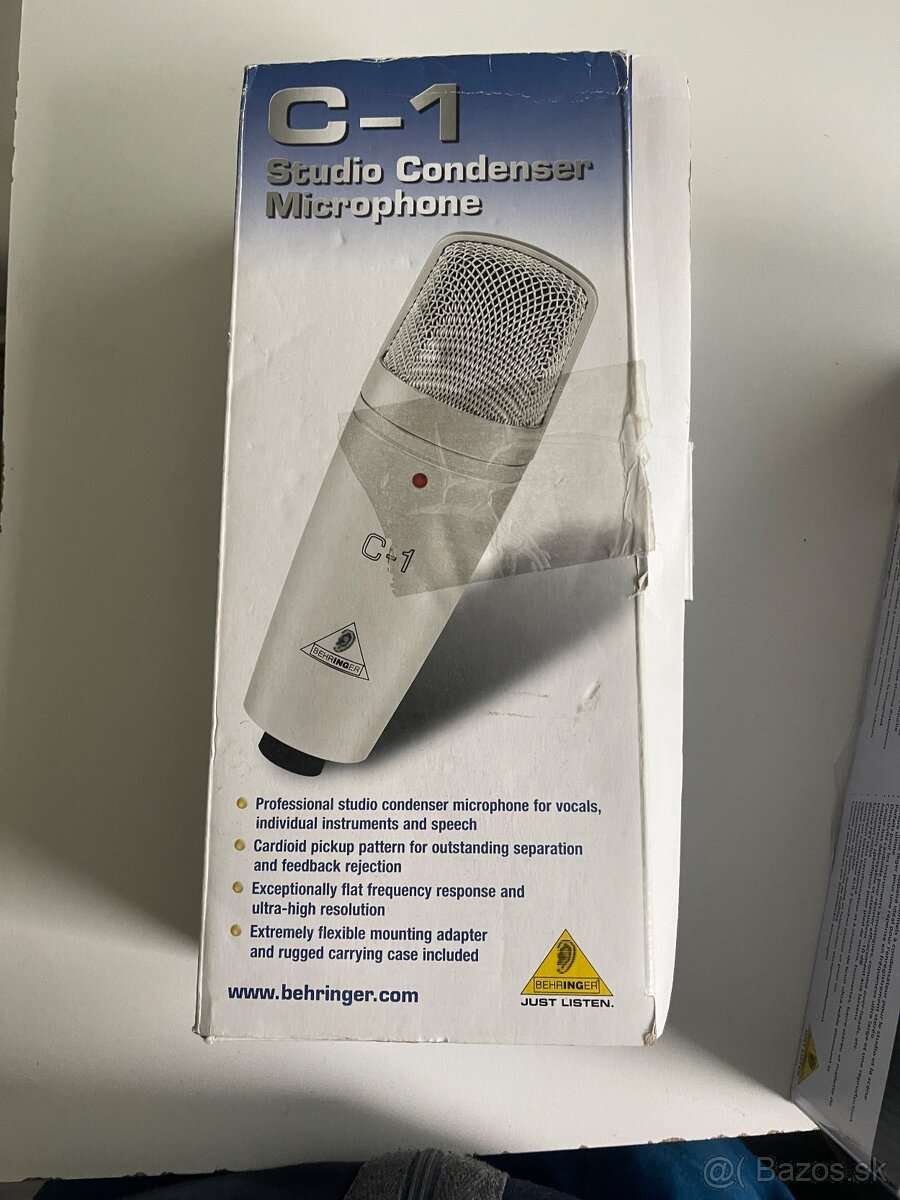 Predám mikrofón behringer c1