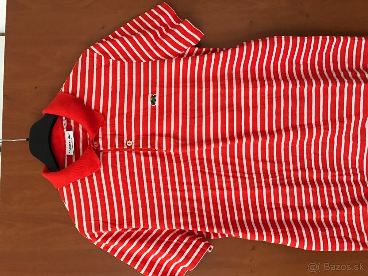 NOVÉ LACOSTE originál pánske polotricko L