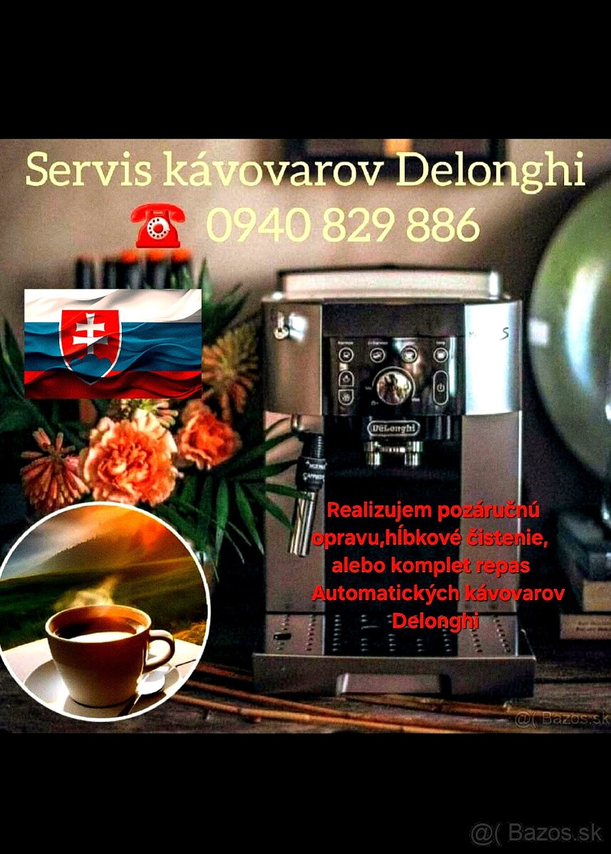 Servis Automatických kavovárov Delonghi