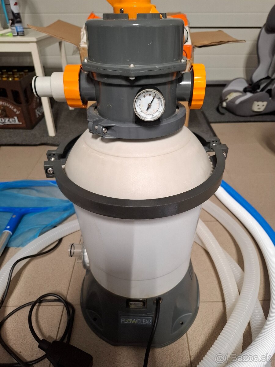 Piesková filtrácia.