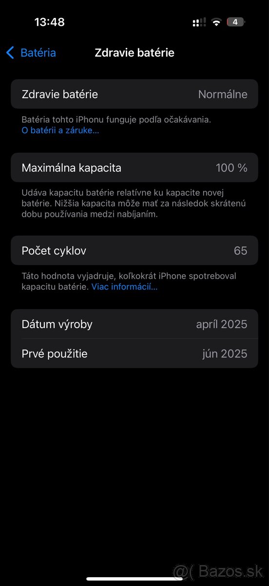 IPhone 16pro 128gb čierny
