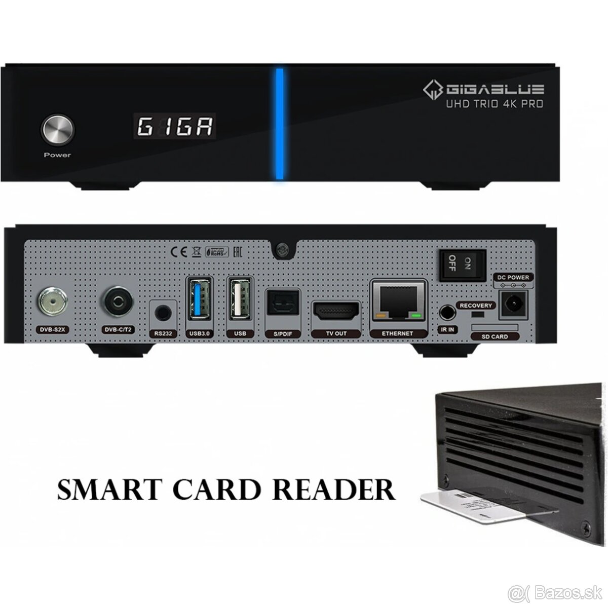 GigaBlue UHD Trio 4K PRO - Combo