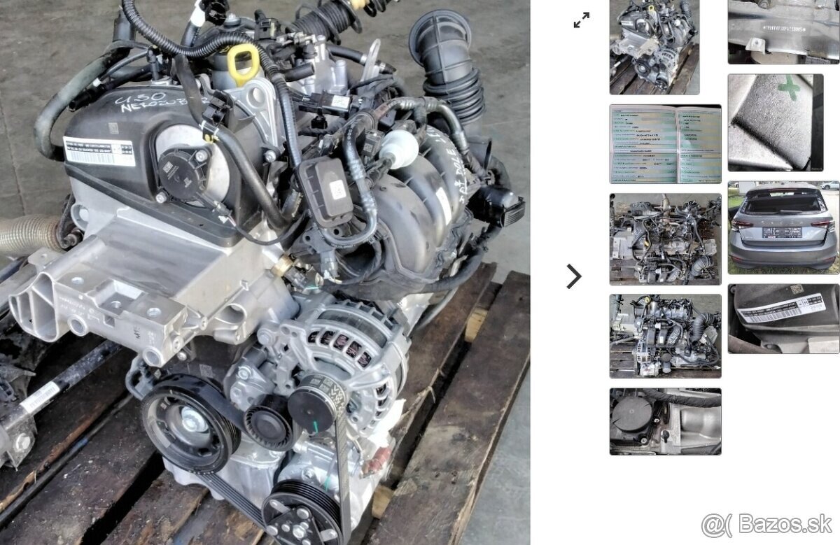Predám MOTOR DSG KODA FABIA IV 1.0 MPI 2024 PREVODOVKA SND