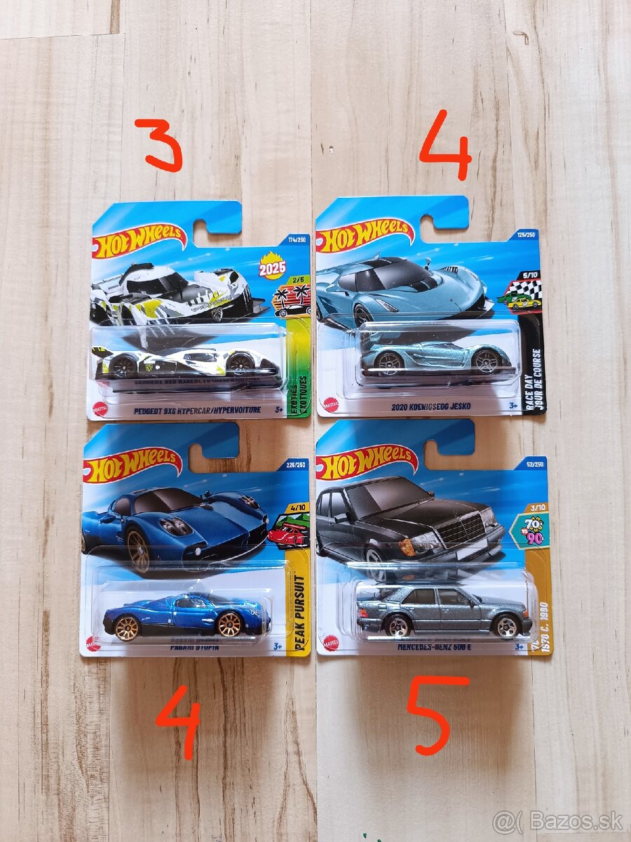 Hotwheels nové autíčka
