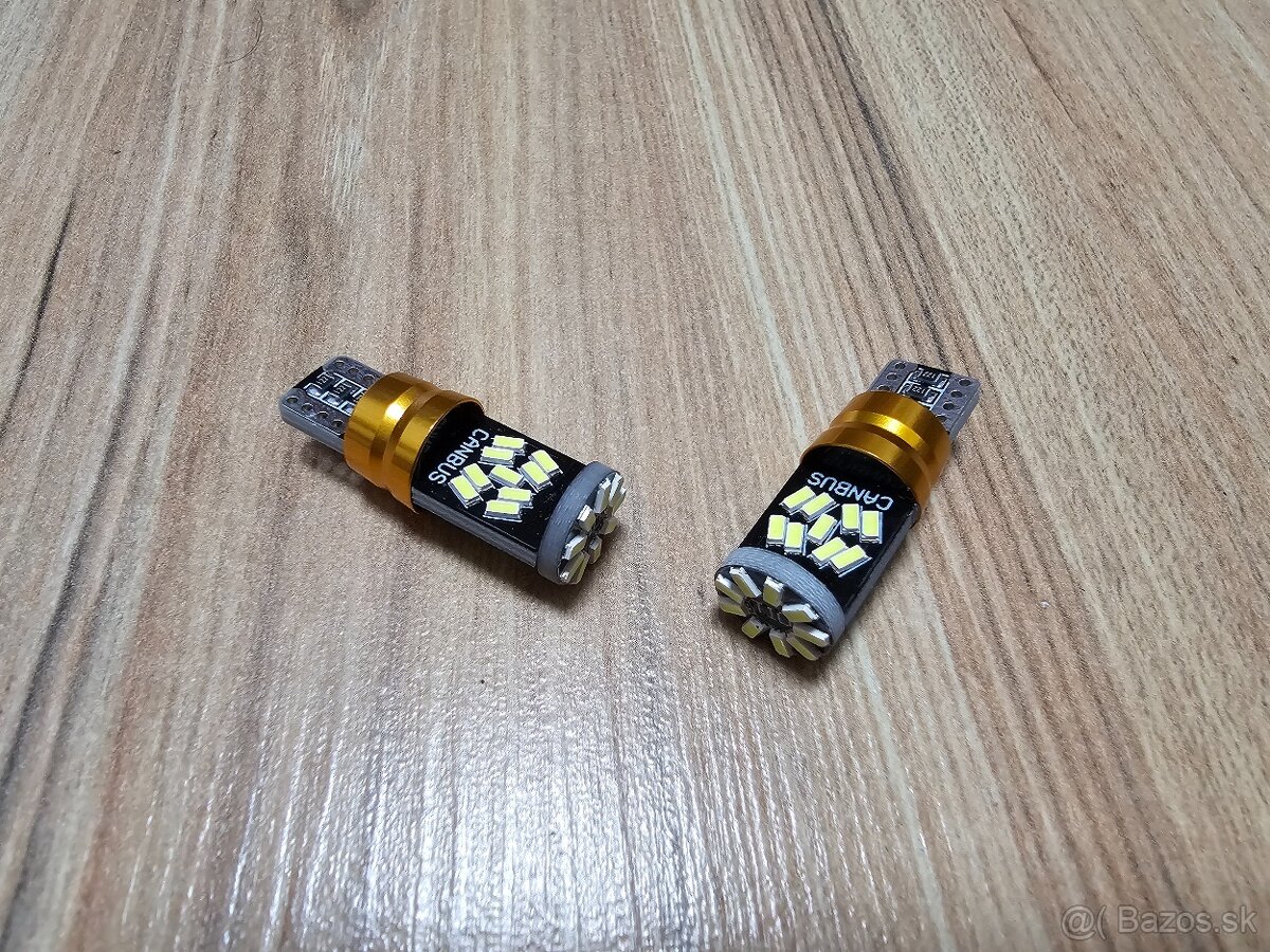 LED T10/ W5W aj ine LED, Adaptery H7 a ine