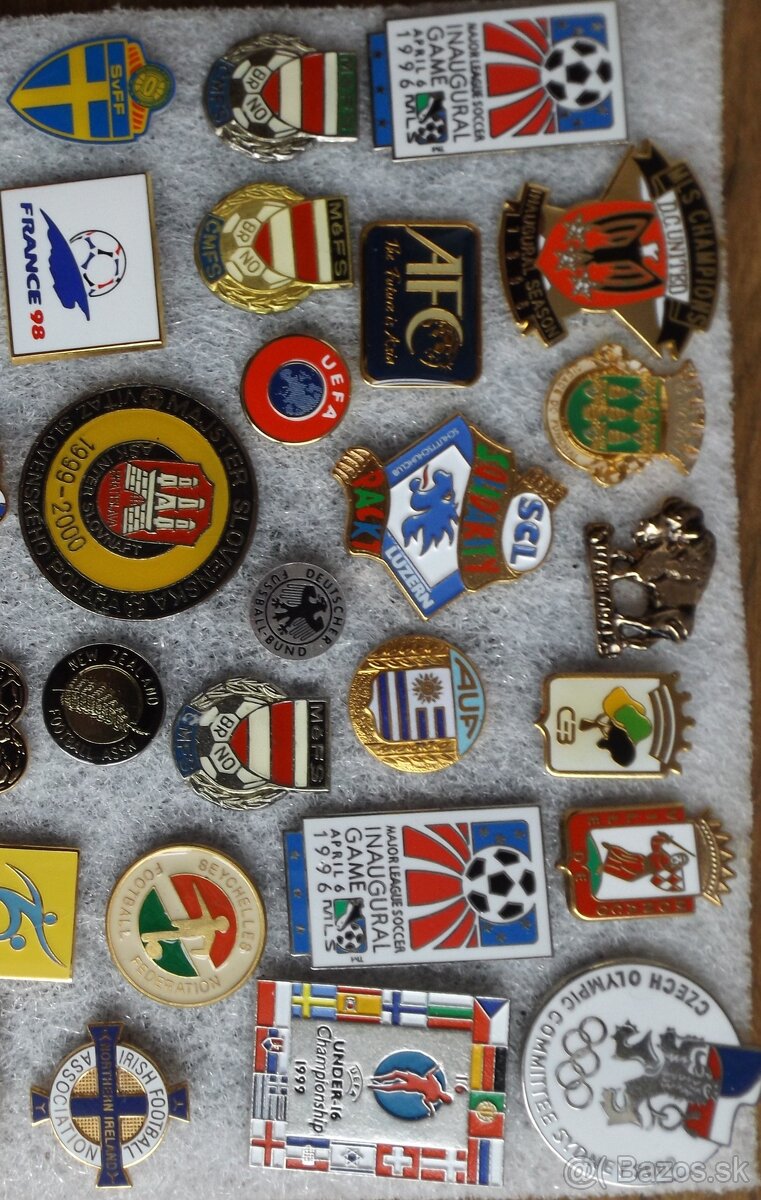 športové odznaky na pin - OH, hokej, fotbal i iné športy