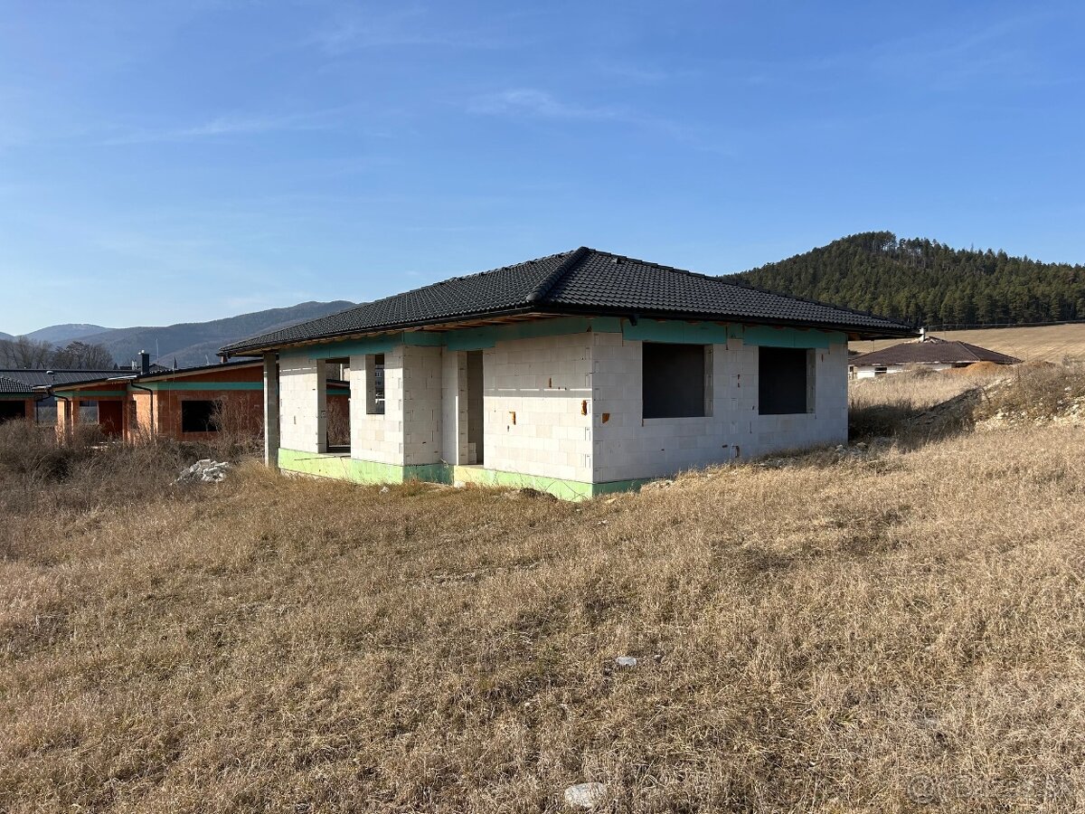 Novostavba Slovany, okres Martin, rodinný dom - bungalov