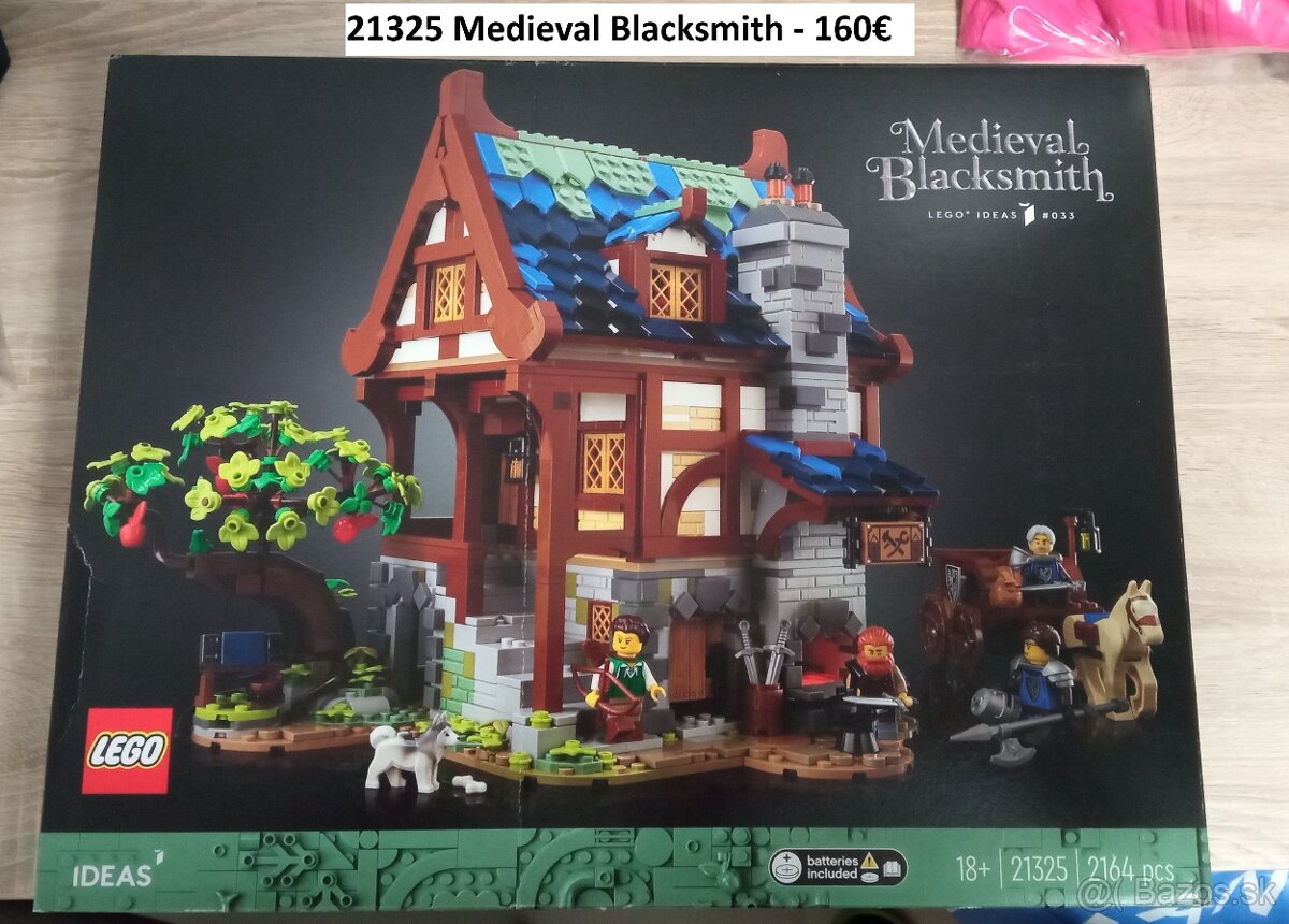 Predám nové Lego IDEAS Castle 21325 Medieval Blacksmith