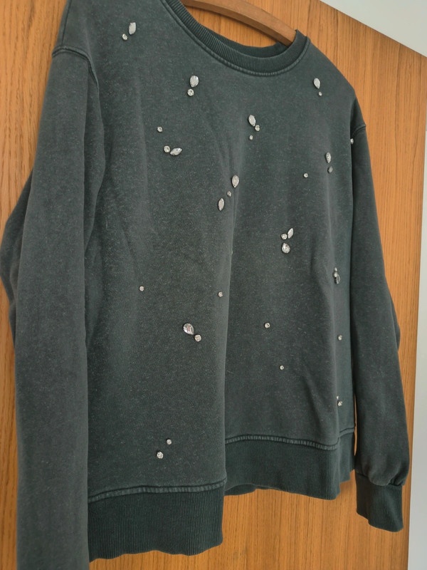 Zara dámska mikina s kamienkami veľkosť S