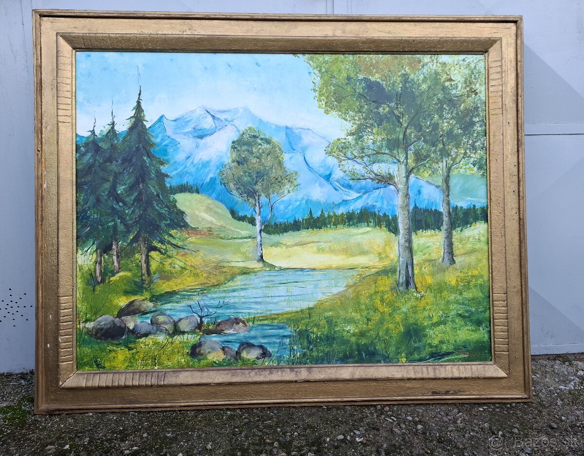 Predam obraz s ramom 180 x 145 cm