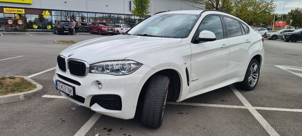 BMW X6 M sport 30d , 2018 , 89.600.000 km , SK