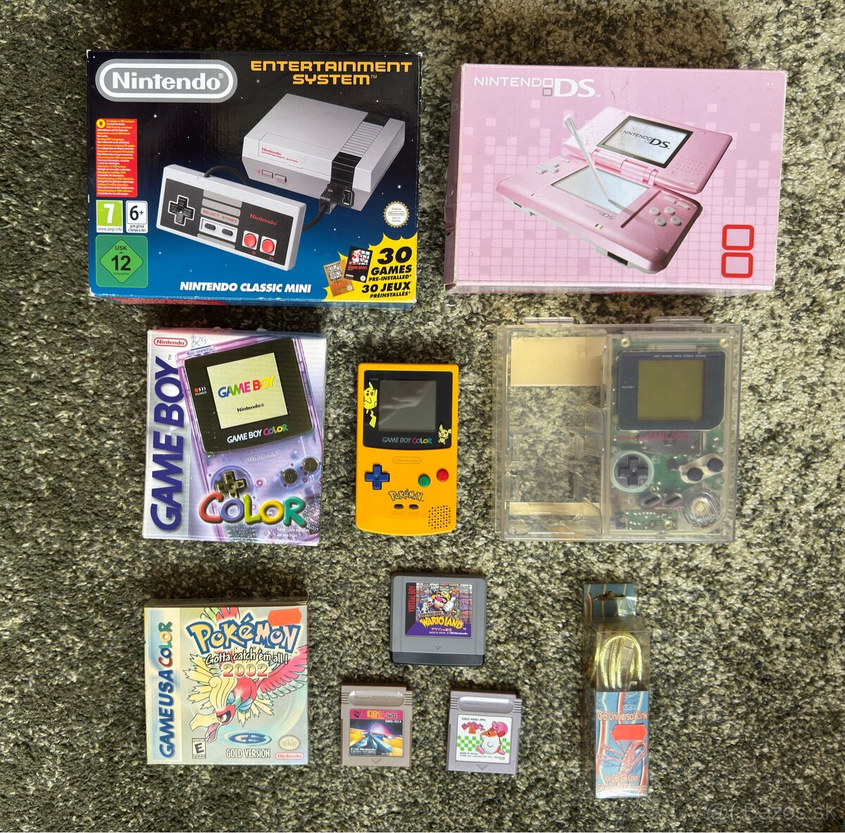 Nintendo herné konzoly Gameboy Gameboy color DS NES mini