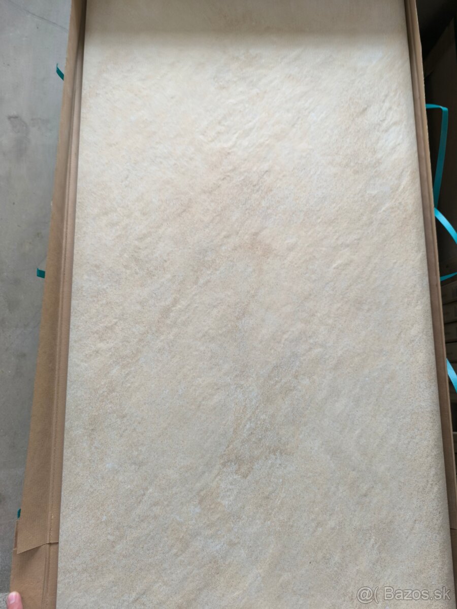 Za 1/2 ceny béžová teras. dlažba 120x60x2 aj na terče