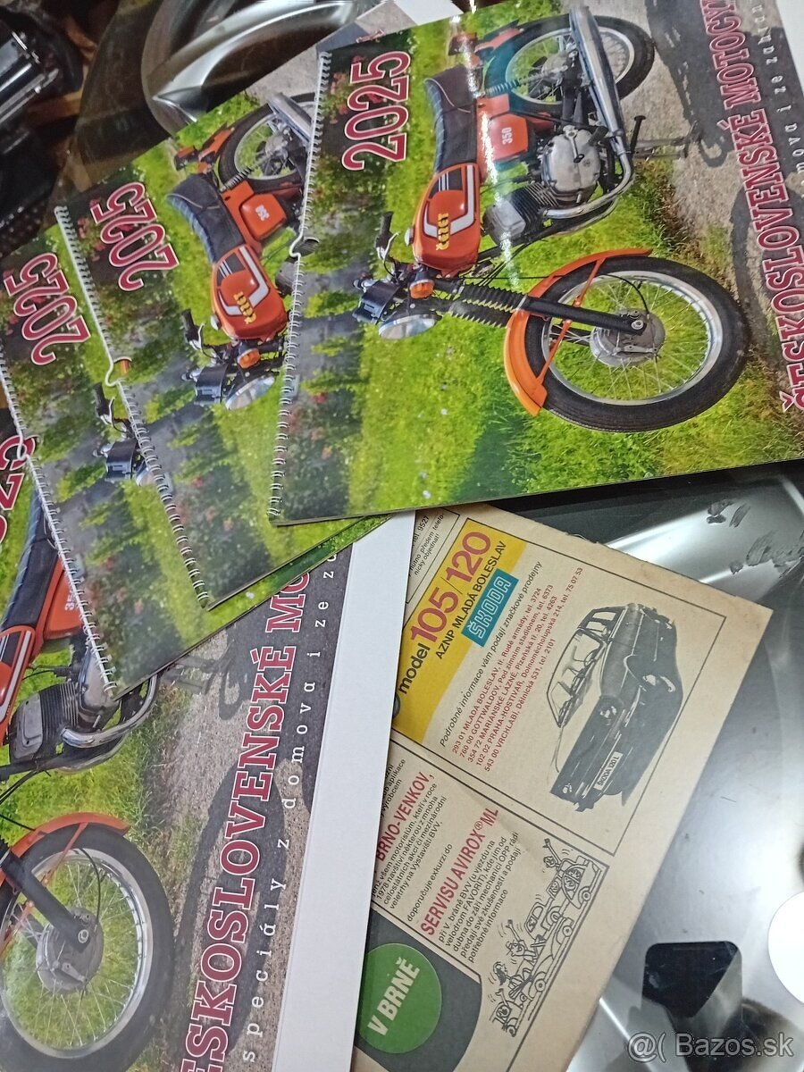 MOTOKALENDAR MOTOCYKLE Jawa,čz