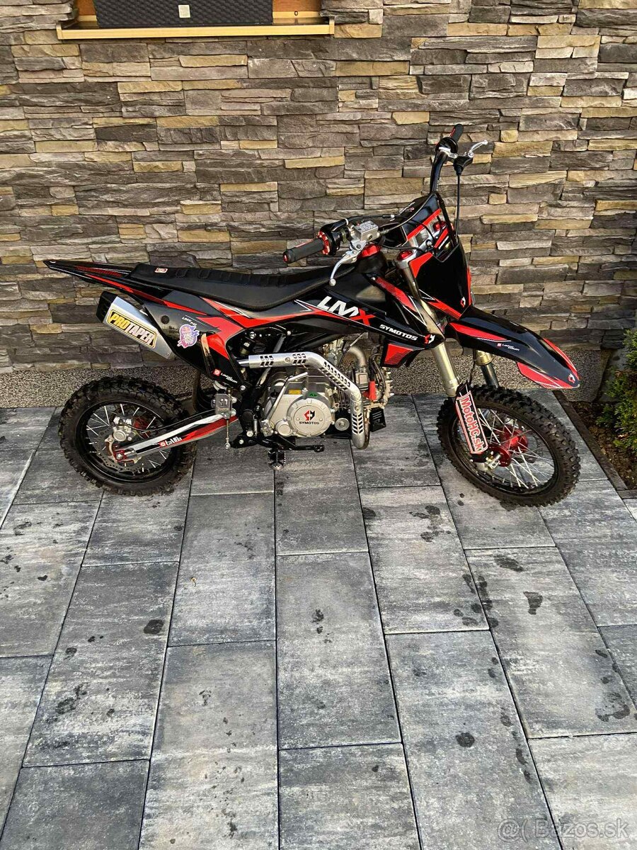 Pitbike SYMOTOS 140, 17/14 – TOP STAV, ako nová