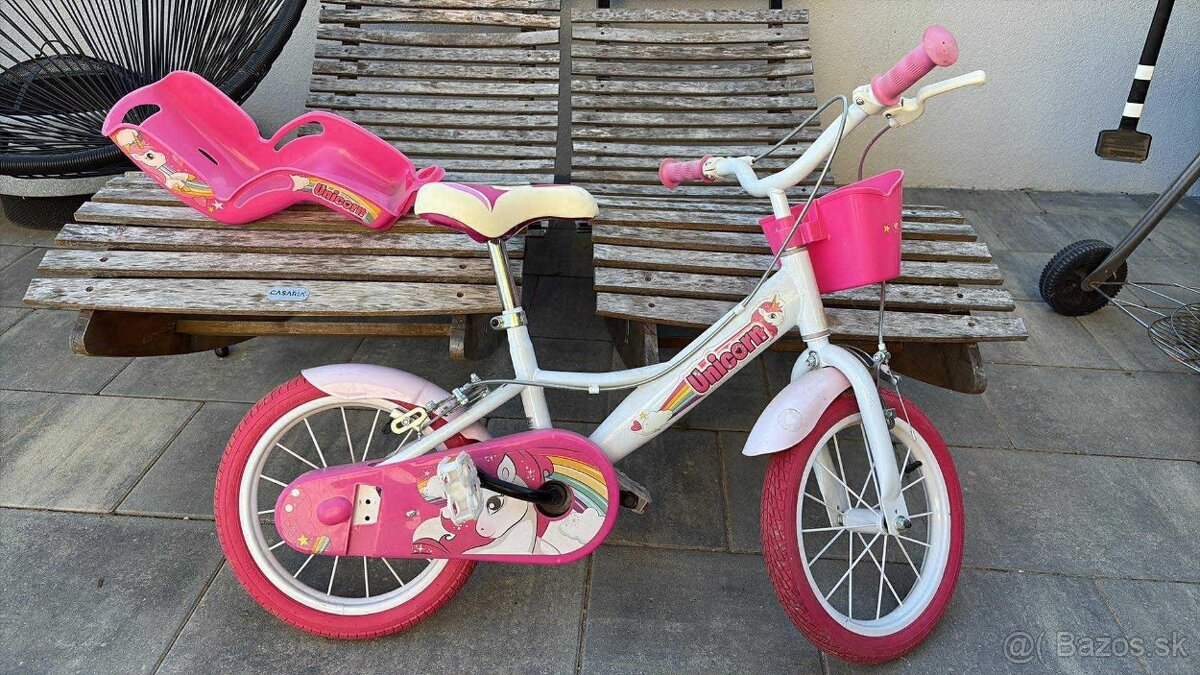 Dievcensky bicykel vel.14