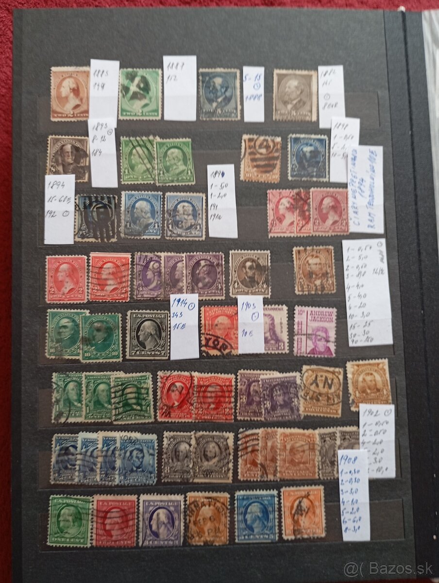 Album známok USA