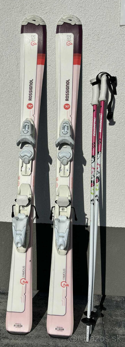Detské lyže Rossignol 120 + palice