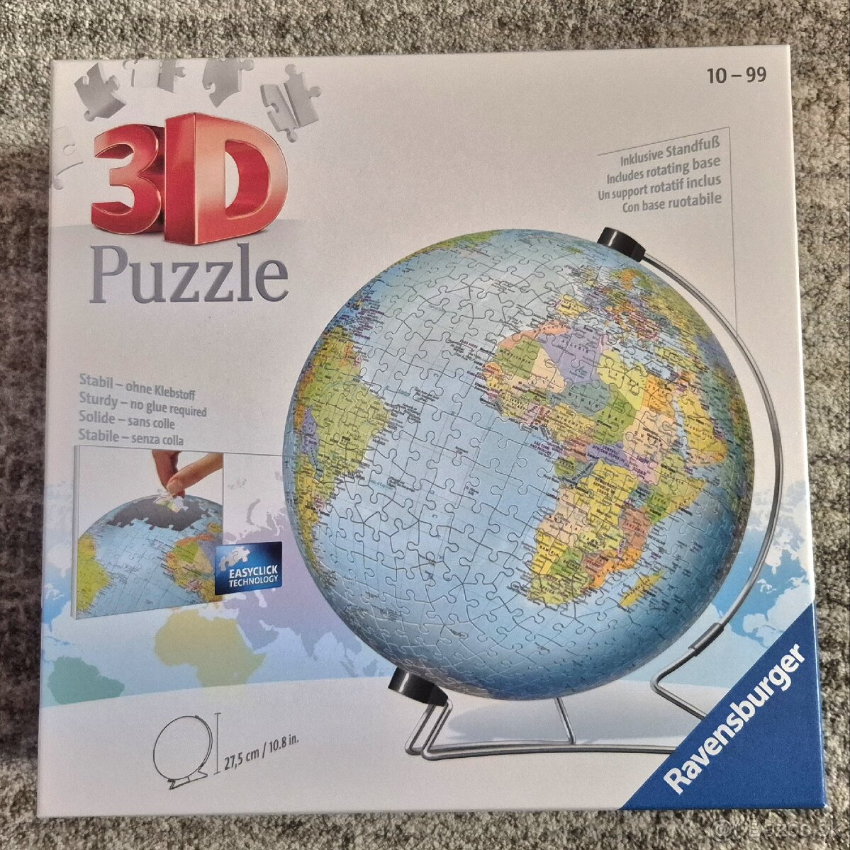 3D Puzzle - Globus od Ravesburger NOVÉ