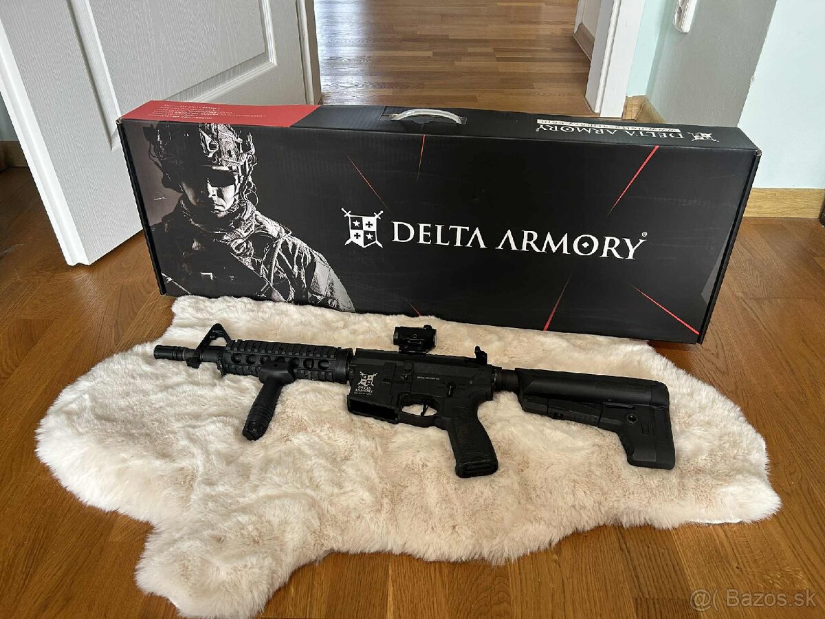 Airsoft delta armory M4/AR RIS Charlie čierna