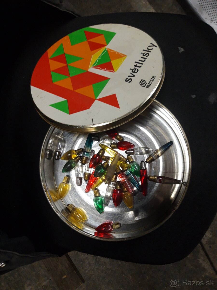 Vianocne osvetlenie,retro