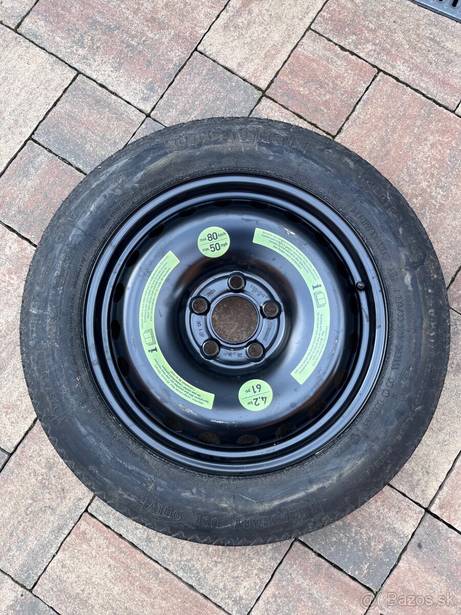 Rezervné koleso Mercedes R16, 5x112