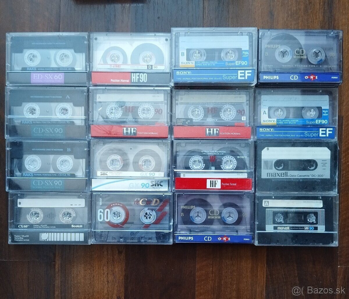 Vintage MC a VHS kazety