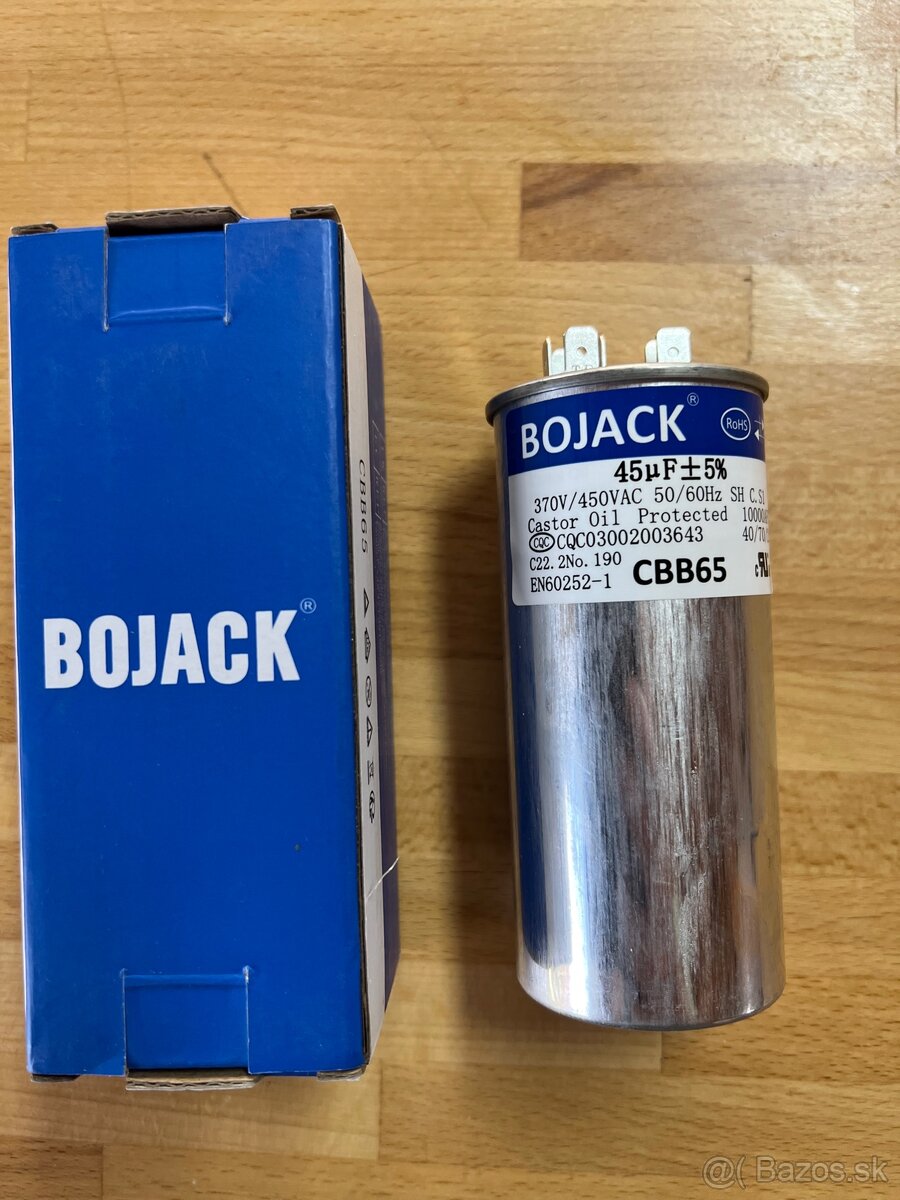Rozbehový kondenzátor 45uf 370 V / 450