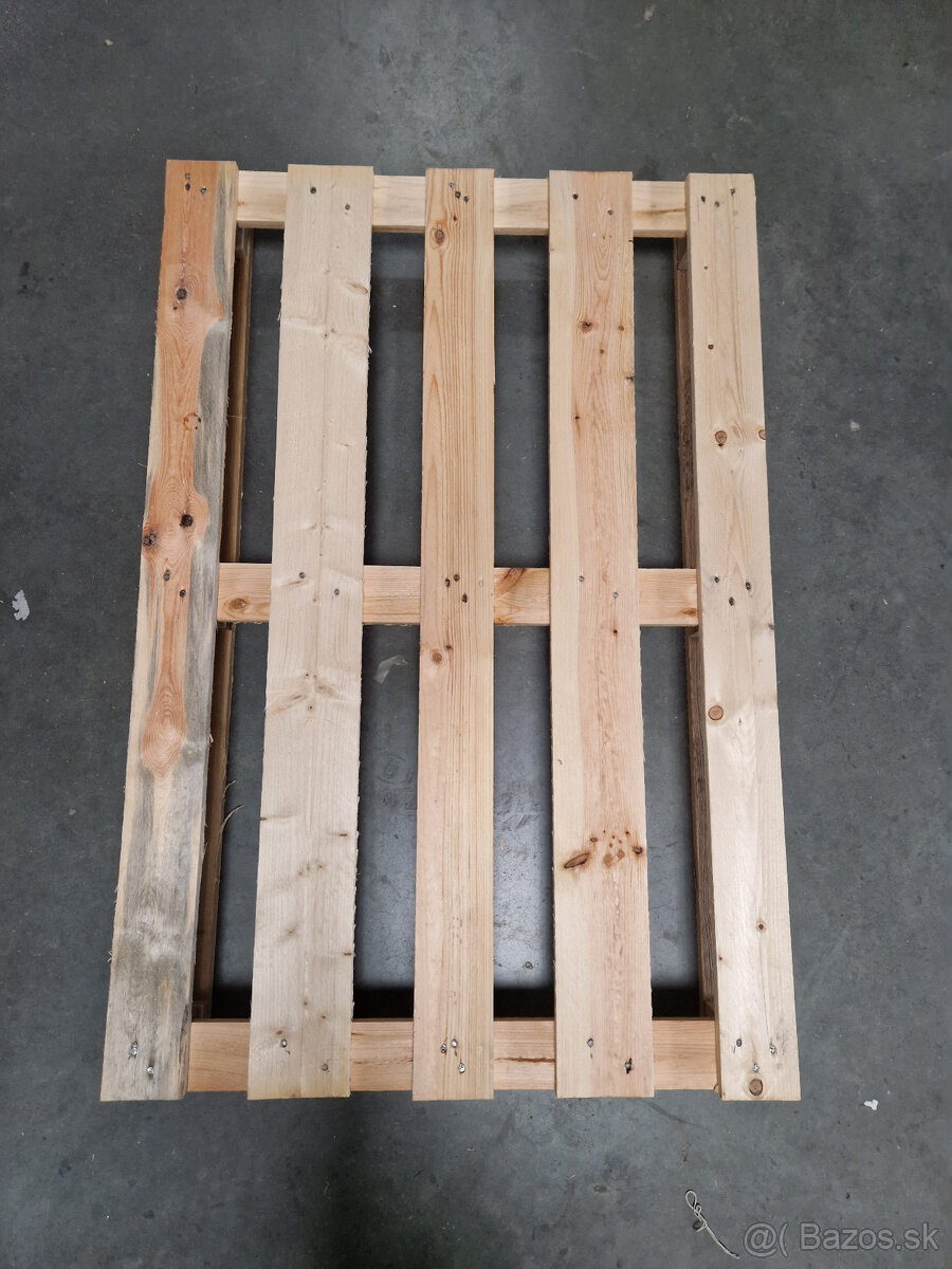 predam palety drevené svetle 1x použité