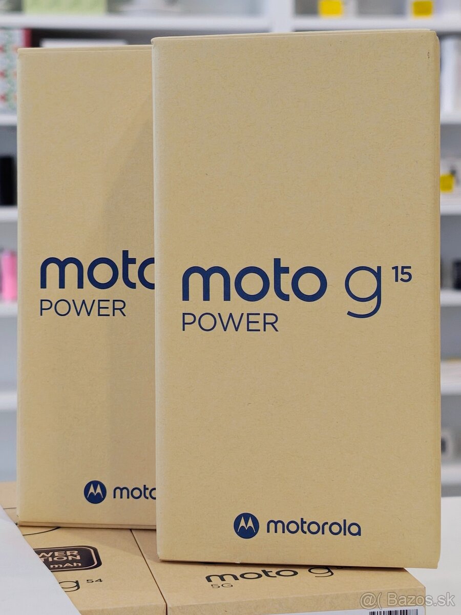 MOTOROLA G15 POWER 8/256/6000 NOVÉ Gravity Grey/Iguana Green